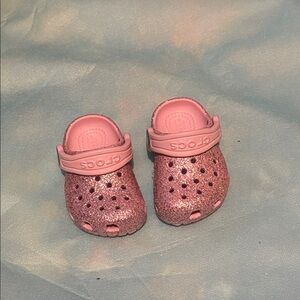 CROCS Kids Pink Sparkle Water Shoes
